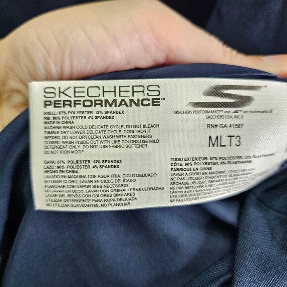 Skechers Performance Go Golf Navy Blue Pullover Windbreaker Size XXL - Picture 8 of 9